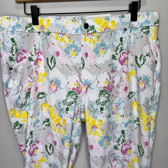 Hue Floral Leggings Size XL NWT Brand New - Picture 2 of 9